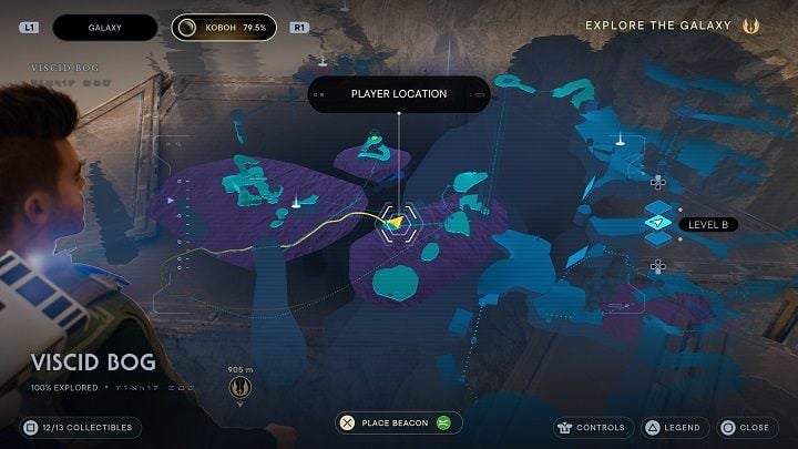 You will find an essence that will increase the maximum HP level - Jedi Survivor: Viscid Bog - list of secrets - Koboh - Star Wars Jedi Survivor guide