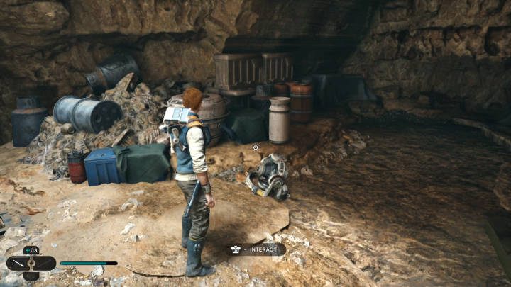 Interact with the Gyro module to activate a cut-scene - Star Wars Jedi Survivor: Find Gyro Module - Walkthorugh - Star Wars Jedi Survivor guide