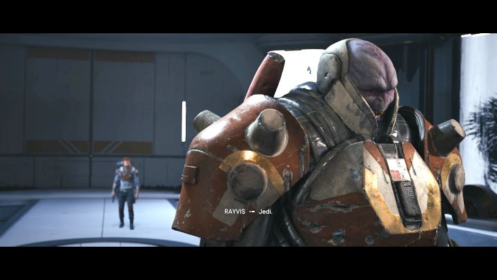 Cal will reach the highest platform and enter an arena where Rayvis is found - Jedi Survivor: How to defeat Rayvis (Republic Research Laboratory)? - Bosses - Star Wars Jedi Survivor guide