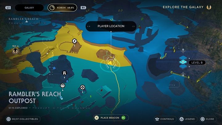 You will get to the Smuggler's Tunnels from the hideout in the Pyloon Saloon - the entrance is hidden behind a piece of furniture - Jedi Survivor: Smugglers Tunnels - list of secrets - Koboh - Star Wars Jedi Survivor guide