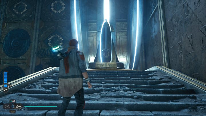 Approach the altar on the left and an essence will appear - Jedi Survivor: Chamber of Reason on Koboh - Puzzles - Star Wars Jedi Survivor guide