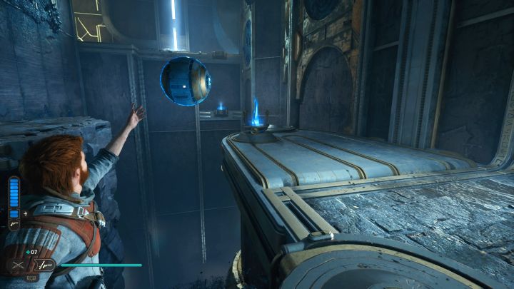 While carrying the orb, reach the third Orb Amplifier (screenshot) - Jedi Survivor: Chamber of Reason on Koboh - Puzzles - Star Wars Jedi Survivor guide