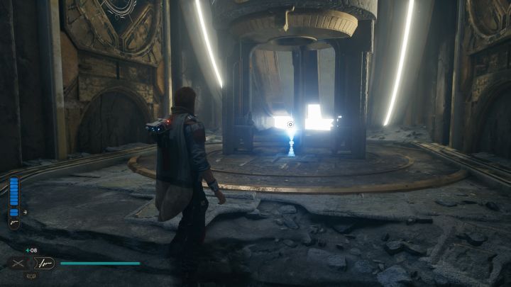 At the top you will find an altar, and it will unveil the main prize, which is the essence - this is the Patience perk - Jedi Survivor: The Chamber of Detachment on Koboh - Puzzles - Star Wars Jedi Survivor guide