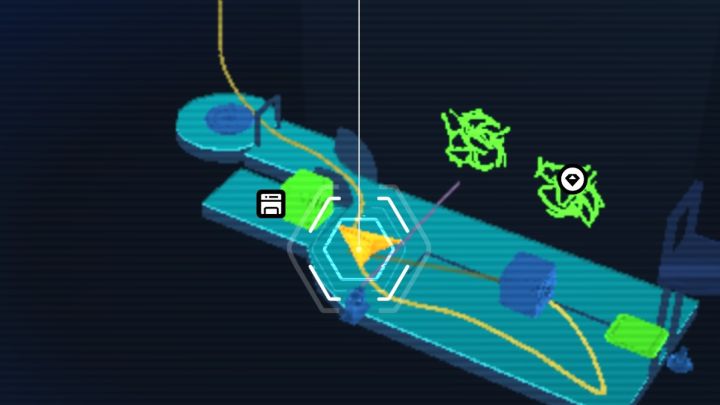 The released second block should change its color to green on the holographic map - Jedi Survivor: The Chamber of Detachment on Koboh - Puzzles - Star Wars Jedi Survivor guide