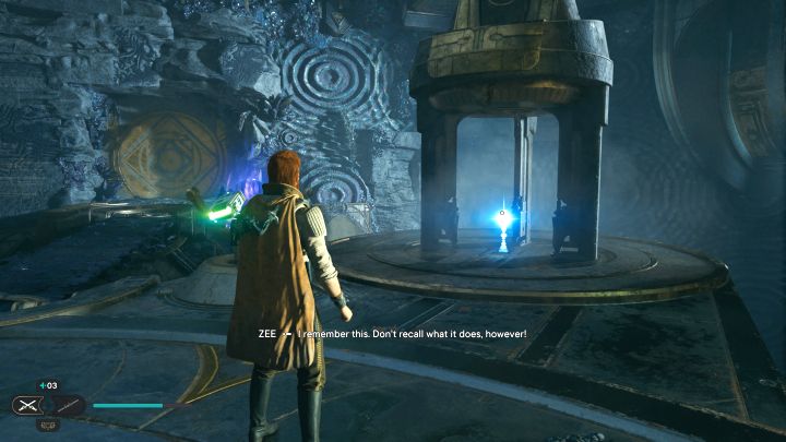 Zee should report on the successful action - Jedi Survivor: Chamber of Duality on Koboh - Puzzles - Star Wars Jedi Survivor guide