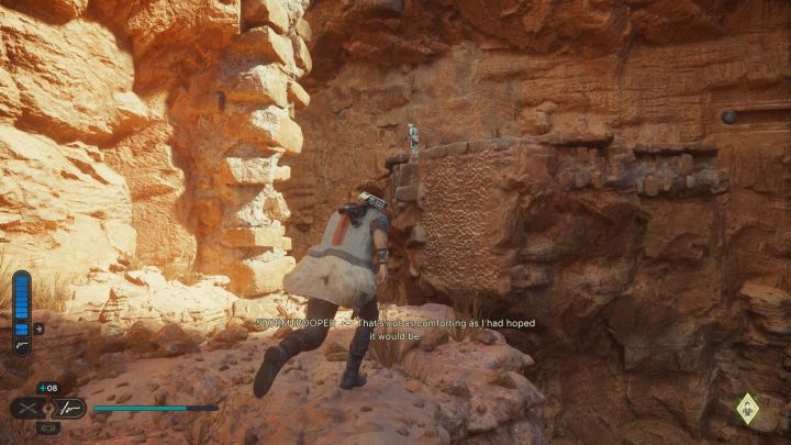 Start by climbing a large wall - Jedi Survivor: Path of Restoration (Jedha) - puzzles - Puzzles - Star Wars Jedi Survivor guide