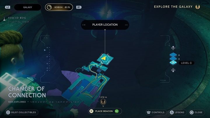 After collecting the collectible described above, open the nearby door - Jedi Survivor: Chamber of Connection - list of secrets - Koboh - Star Wars Jedi Survivor guide