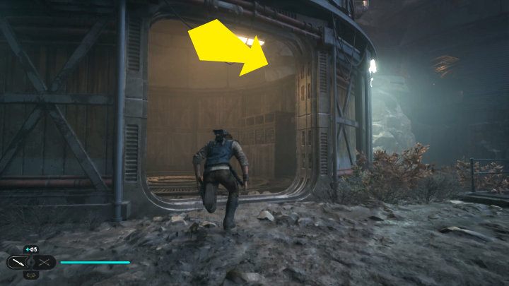 When you reach the Meditation Point (Fogged Expanse), enter the hut at the top and jump onto the platform on the right - Star Wars Jedi Survivor: Confront Dagan at the Koboh Observatory - Walkthorugh - Star Wars Jedi Survivor guide