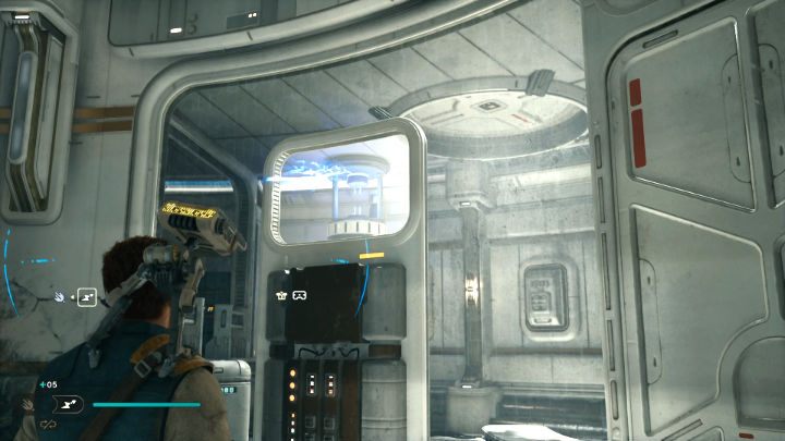 Enter the oval room through a gap in the wall - Star Wars Jedi Survivor: Confront Dagan at the Koboh Observatory - Walkthorugh - Star Wars Jedi Survivor guide