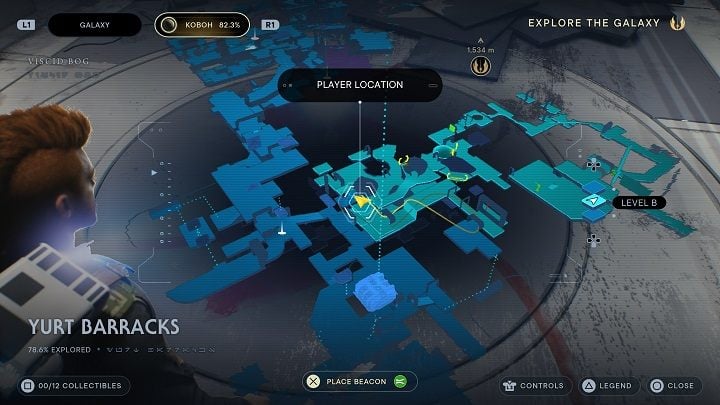 Watch out for the legendary opponent you'll face here - The Massiff - Jedi Survivor: Yurt Barracks - list of secrets - Koboh - Star Wars Jedi Survivor guide