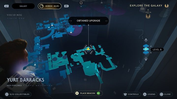 You can reach this place from the Yurt Barracks - Jedi Survivor: Generator Underbelly - list of secrets - Koboh - Star Wars Jedi Survivor guide