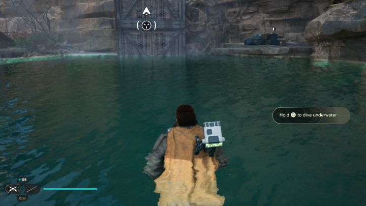 Shallow reservoirs, rivers, or streams appear regularly in Jedi Survivor - Star Wars Jedi Survivor: Can you swim and dive? - Explore - Star Wars Jedi Survivor guide