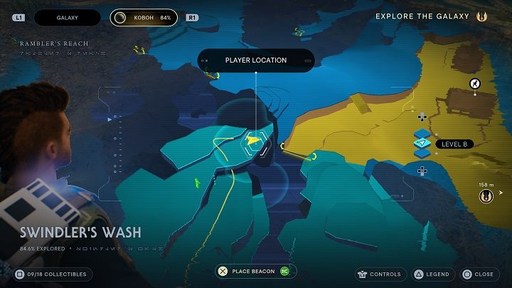 In the neighborhood, at the edge, there is a chest - also the final one from this region - Jedi Survivor: Swindlers Wash - list of secrets - Koboh - Star Wars Jedi Survivor guide