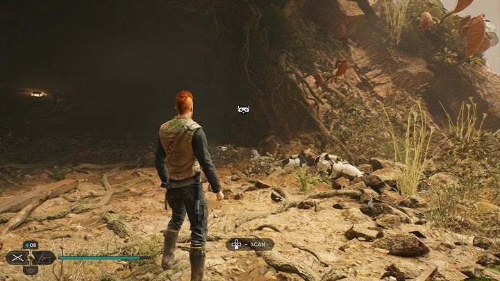 Once on the other side, you'll need to defeat one large opponent and a group of lesser ones - Jedi Survivor: Basalt Rift - list of secrets - Koboh - Star Wars Jedi Survivor guide