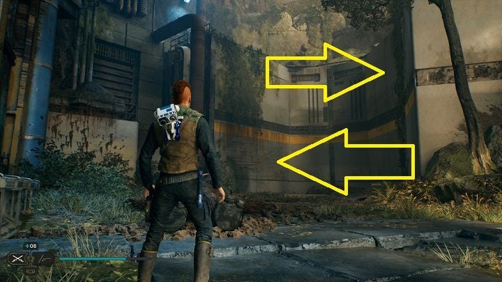 You'll encounter a large enemy that you need to defeat - Jedi Survivor: Basalt Rift - list of secrets - Koboh - Star Wars Jedi Survivor guide