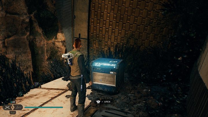 Climb it and head right to find the chest - Jedi Survivor: Forest Array - list of secrets - Koboh - Star Wars Jedi Survivor guide