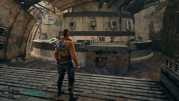 Head in the direction opposite to where you've found the last collectible and take the left path (the better-lit one) - Jedi Survivor: Forest Array - list of secrets - Koboh - Star Wars Jedi Survivor guide