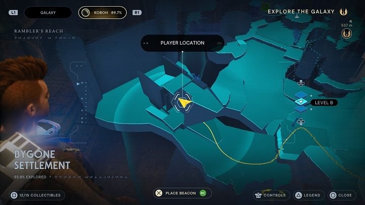 Return to the Digger Crawler and go inside it - Jedi Survivor: Bygone Settlement - list of secrets - Koboh - Star Wars Jedi Survivor guide