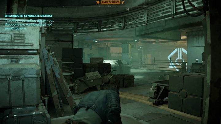 Once you're on the gang territory, you need to be careful - Star Wars Outlaws: Underworld - walkthrough - Toshara - Star Wars Outlaws Guide