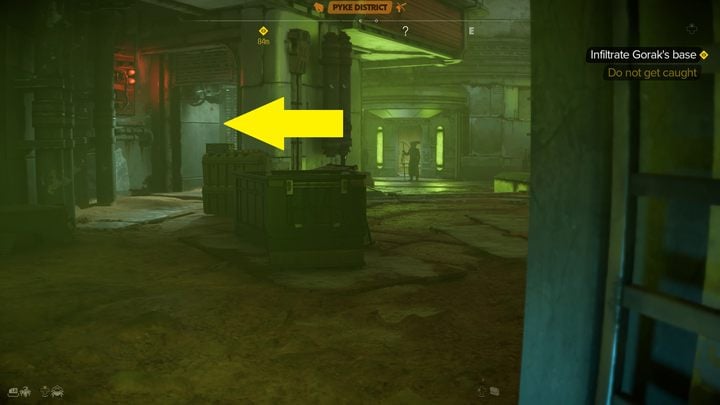 After exiting the vent, use the side path to hide from the Pyke gang members - Star Wars Outlaws: Underworld - walkthrough - Toshara - Star Wars Outlaws Guide