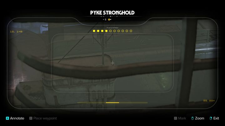 Keep going along the main path, which will eventually lead you to an open room full of enemies - Star Wars Outlaws: Underworld - walkthrough - Toshara - Star Wars Outlaws Guide