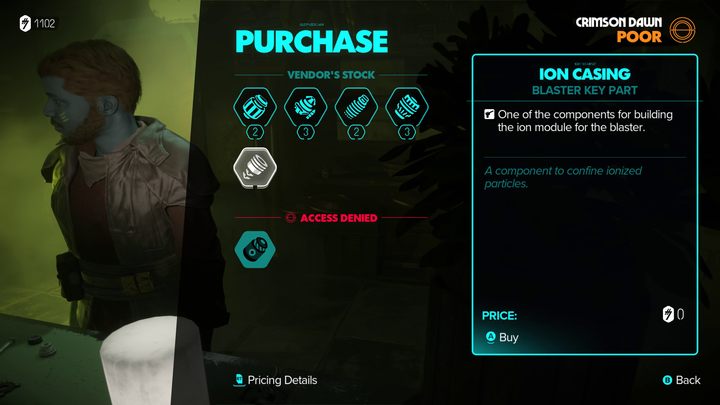 However, you will still be missing additional, illegal components - Star Wars Outlaws: New Tricks - walkthrough - Toshara - Star Wars Outlaws Guide