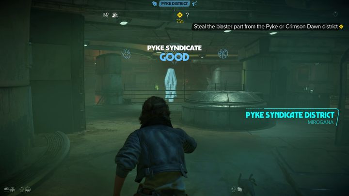 Head to the Pyke territory you infiltrated during the previous mission - Star Wars Outlaws: New Tricks - walkthrough - Toshara - Star Wars Outlaws Guide