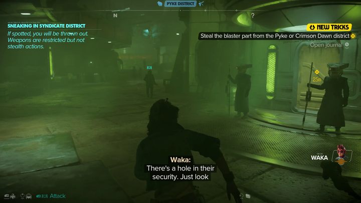 Follow the yellow marker - Star Wars Outlaws: New Tricks - walkthrough - Toshara - Star Wars Outlaws Guide