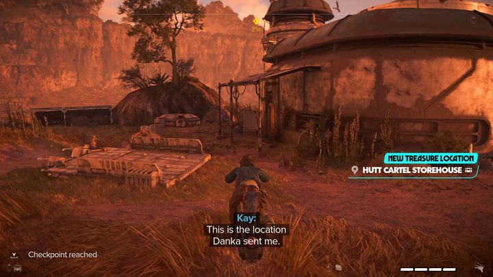 After installing the modification, Danka will give you new instructions over the radio - Star Wars Outlaws: New Tricks - walkthrough - Toshara - Star Wars Outlaws Guide