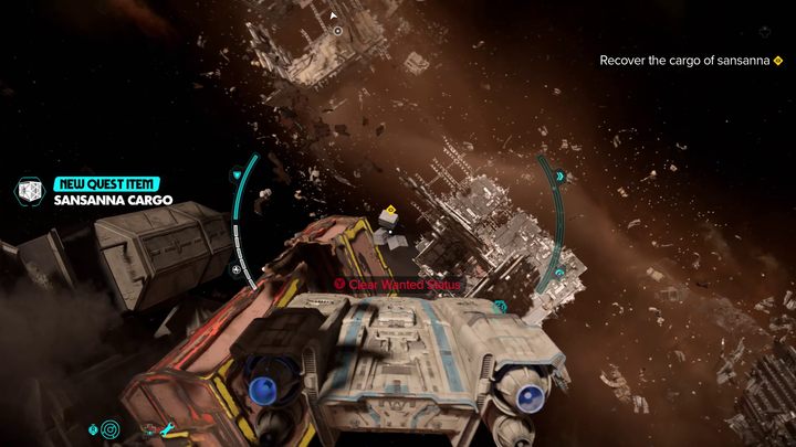 After a while you will be attacked by pirates - Star Wars Outlaws: False Flag - walkthrough - Toshara - Star Wars Outlaws Guide