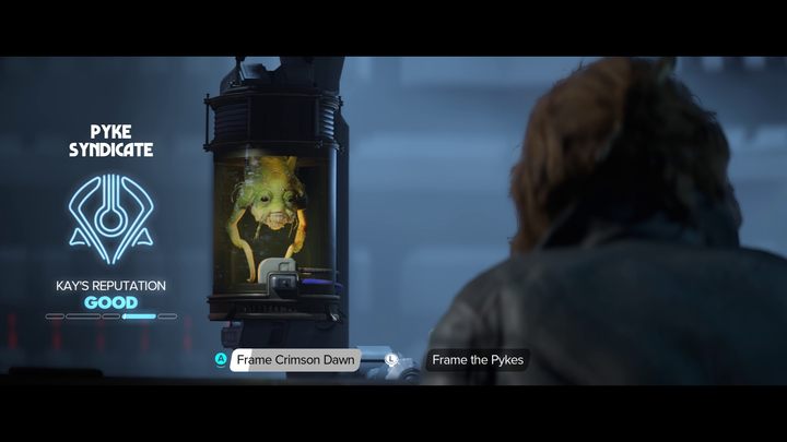 We wrote more about this decision on a separate page of our guide - Star Wars Outlaws: False Flag - walkthrough - Toshara - Star Wars Outlaws Guide