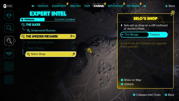 3 - Star Wars Outlaws: The Mechanic - walkthrough - Toshara - Star Wars Outlaws Guide