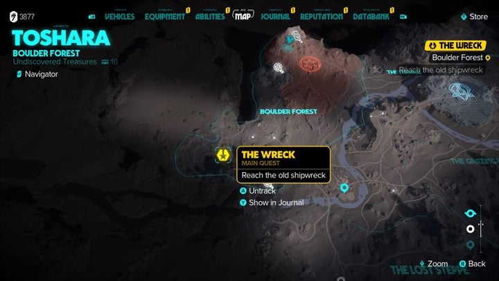 5 - Star Wars Outlaws: The Wreck - walkthrough - Toshara - Star Wars Outlaws Guide