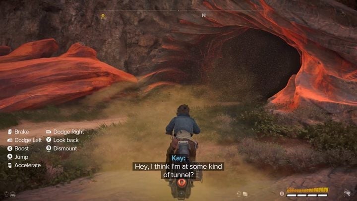 To get through the last section of the road there (a tunnel with strong winds) use the boost your speeder's been equipped with - Star Wars Outlaws: The Wreck - walkthrough - Toshara - Star Wars Outlaws Guide