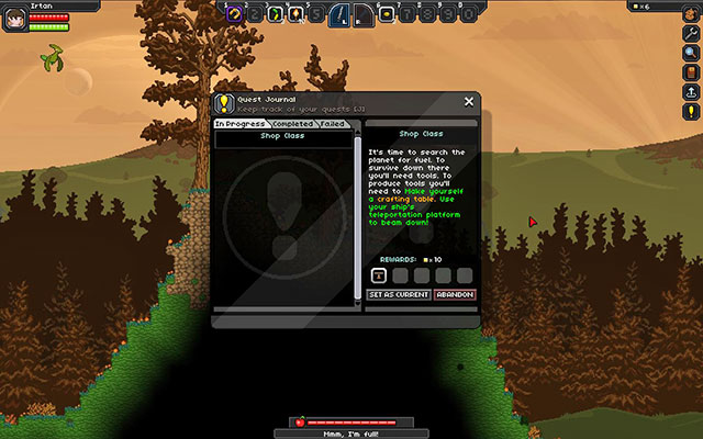 The journal - Quests - The guide of the Novice - Starbound - Beta - Game Guide and Walkthrough