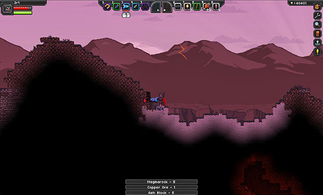 Diamond drill in action - Tools - Craftsmans Guide - Starbound - Beta - Game Guide and Walkthrough