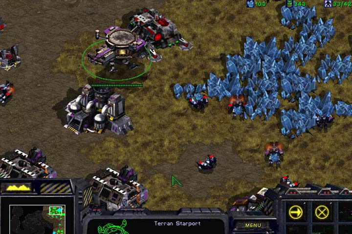 Move the production buildings closer to the southern parts and increase the number of SCVs. - Mission 5 - Revolution | Terran | Campaign Walkthrough - Terrans - StarCraft: Remastered Game Guide