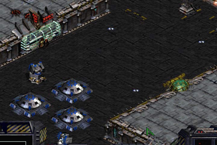 Expand your fortifications at both entrances to the base. Three Bunkers per entrance should be enough in most cases. Also, place some mines to weaken the incoming enemies. - Mission 3 - Desperate Alliance | Terrans | Campaign Walkthrough - Terrans - StarCraft: Remastered Game Guide