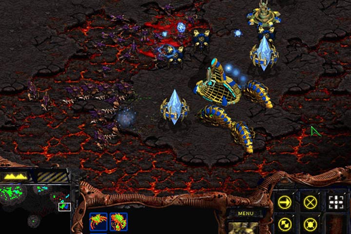 Large groups of Zerglings and Hydralisks can easily deal with Dragoons and Zealots. However, more than one Reaver can repel even large squads of Zerglings. Flyers are a must to destroy them. - Mission 6 - The Dark Templar | Zerg | Campaign Walkthrough - Zerg - StarCraft: Remastered Game Guide