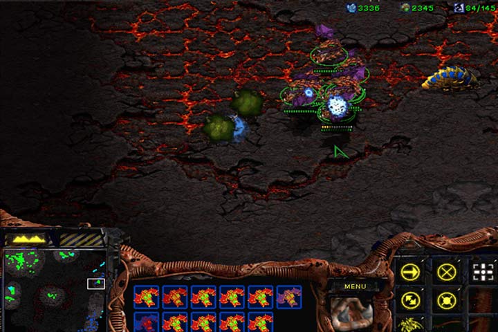 A group of Mutalisks can easily destroy Reavers and stop a counterattack by Scouts or Dragoons. - Mission 6 - The Dark Templar | Zerg | Campaign Walkthrough - Zerg - StarCraft: Remastered Game Guide
