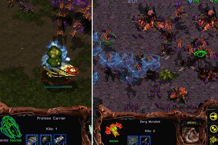 Carriers are the biggest threat in this mission, but a group of Mutalisks should handle this powerful enemy. Also, watch out for Arbiters because they can immobilize your units. This is why you always need to have an extra fighter team around. - Misja 9 - The Invasion of Aiur | Zerg | Campaign Walkthrough - Zerg - StarCraft: Remastered Game Guide