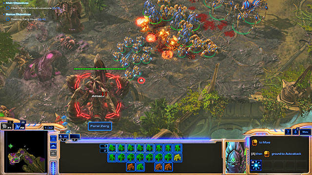 You will reach a bridge - Mission 1 - For Aiur! - Campaign - Legacy of the Void - StarCraft II: Legacy of the Void - Game Guide and Walkthrough