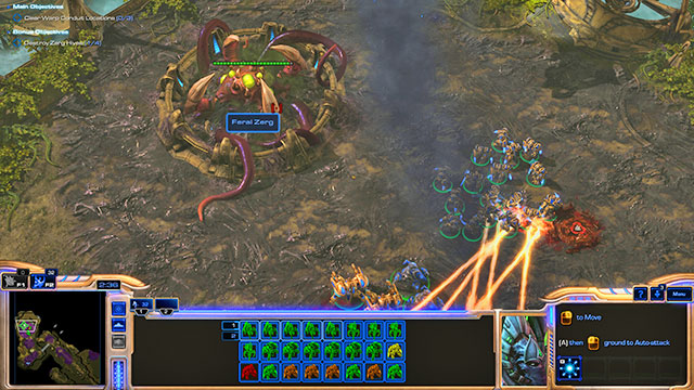 Gather the troops and go north - Mission 1 - For Aiur! - Campaign - Legacy of the Void - StarCraft II: Legacy of the Void - Game Guide and Walkthrough