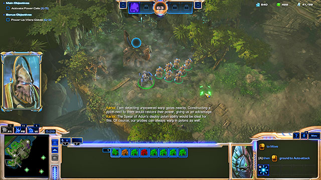 Return to the base - Mission 3 - The Spear of Adun - Campaign - Legacy of the Void - StarCraft II: Legacy of the Void - Game Guide and Walkthrough