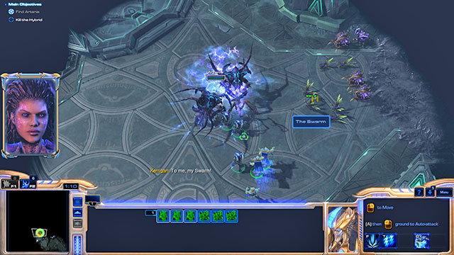 You start in the southeastern part of the map - Mission 11 - Harbinger of Oblivion - Campaign - Legacy of the Void - StarCraft II: Legacy of the Void - Game Guide and Walkthrough