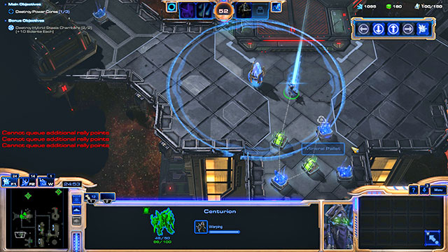 You will uncover many resource containers while clearing the platforms - Mission 14 - Templars Charge - Campaign - Legacy of the Void - StarCraft II: Legacy of the Void - Game Guide and Walkthrough