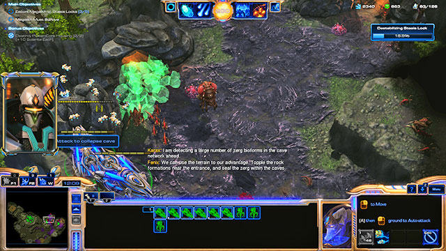 By going north from [5] you will find few entrances to caves through which zerg will be calling reinforcements [6] - Mission 15 - Unsealing the Past - Campaign - Legacy of the Void - StarCraft II: Legacy of the Void - Game Guide and Walkthrough