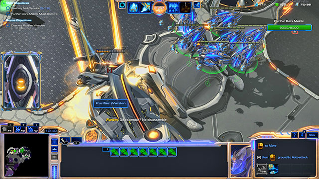 On the west of the map you will also find the purifier warden [6] - Mission 16 - Purification - Campaign - Legacy of the Void - StarCraft II: Legacy of the Void - Game Guide and Walkthrough