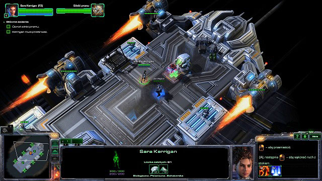 In this part of the mission, you will have to protect the engines from Dominium troops - Back in the Saddle - Umoji missions - StarCraft II: Heart of the Swarm - Game Guide and Walkthrough