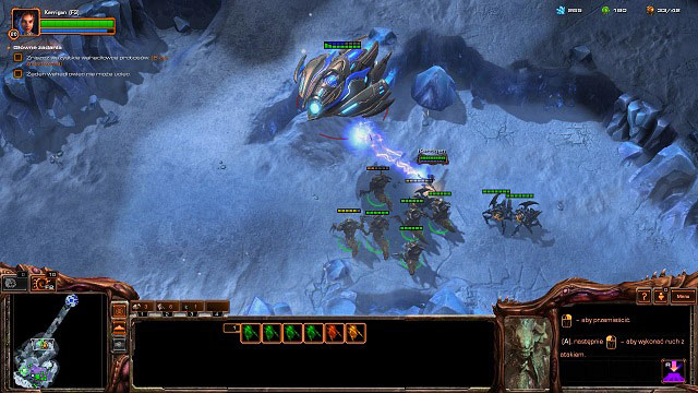 Start the mission by collecting several frozen Hydralisk located at the only visible Protos transmission channel [X1] - Shoot the Messenger - Kaldir missions - StarCraft II: Heart of the Swarm - Game Guide and Walkthrough